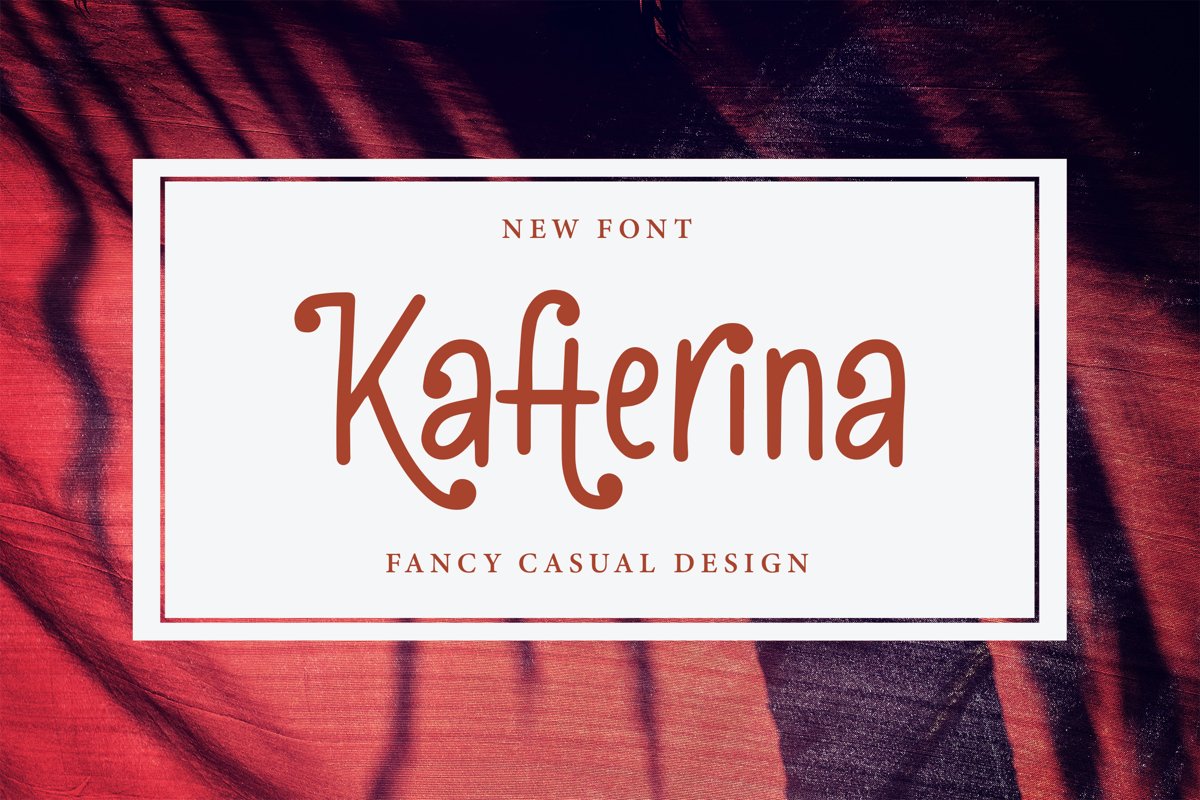 Kafterina - Fancy Casual Fonts example image 1