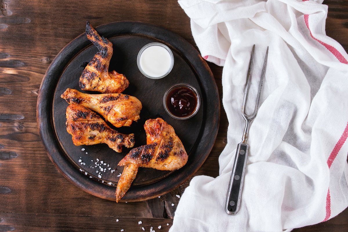 Grilled BBQ chicken example image 1