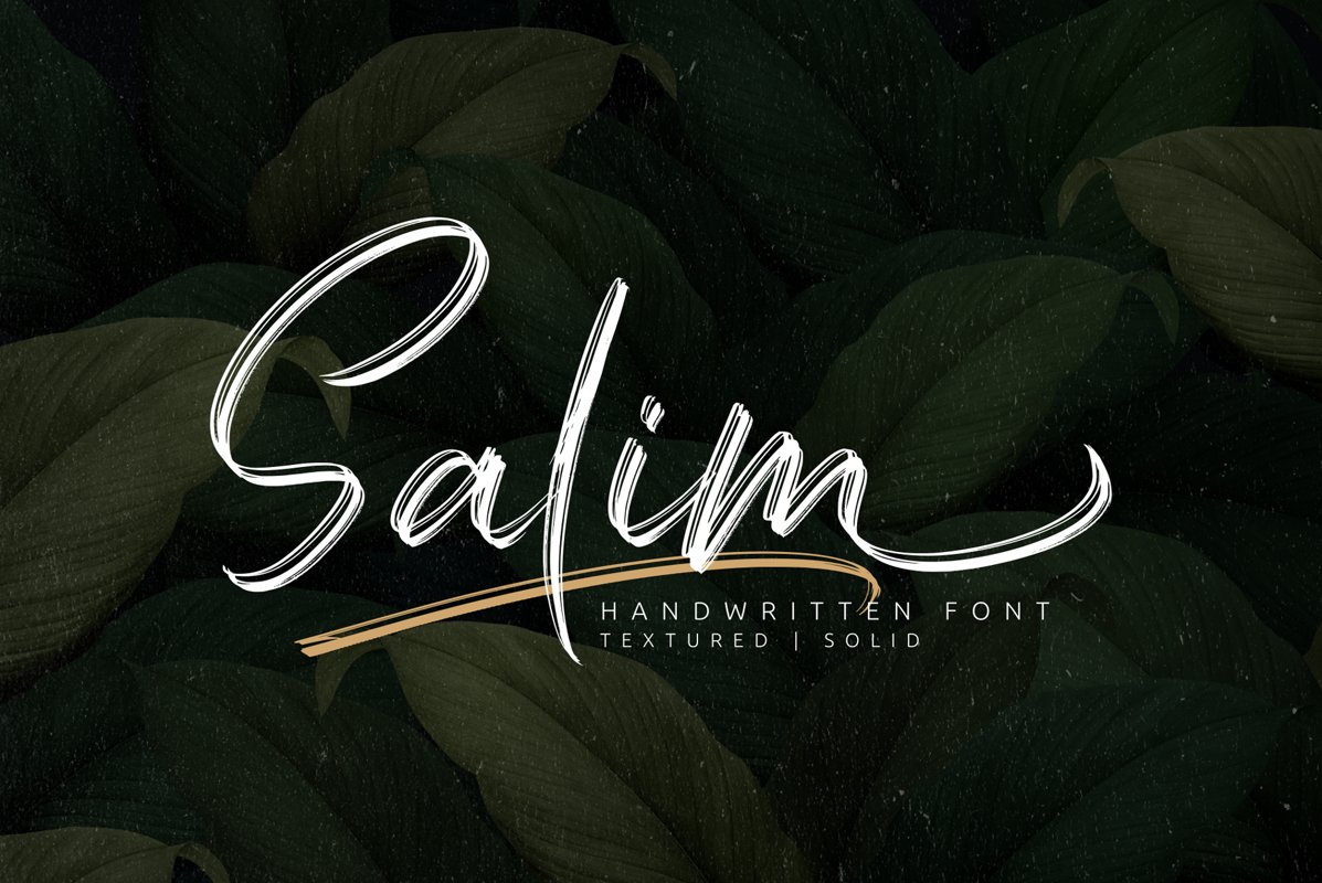 Salim - Handwritten Font example image 1