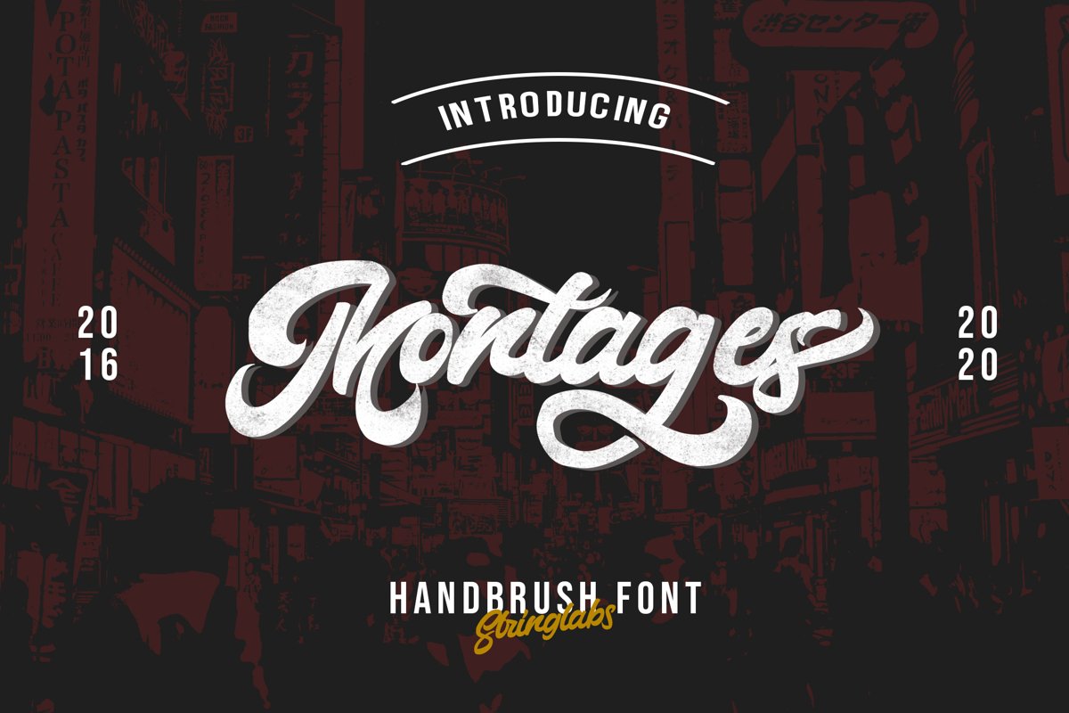 Montages - Retro Bold Script Font example image 1