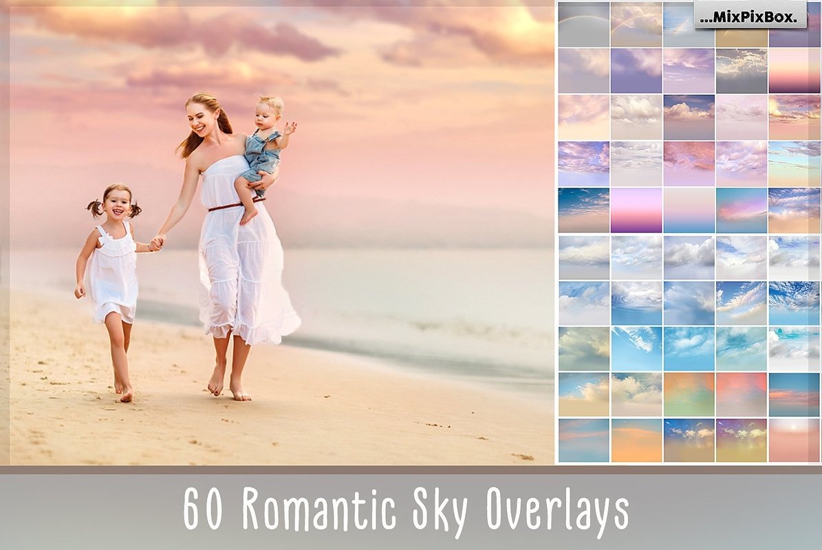60 Romantic Sky Overlays example image 1