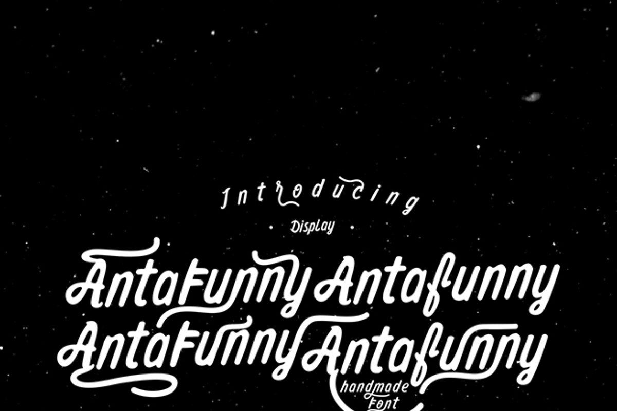Antafunny Font example image 1