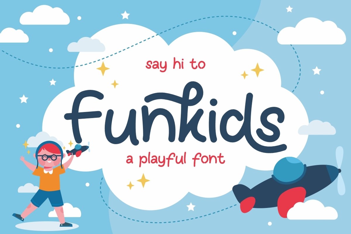 Fun Kids - Playful Font example image 1