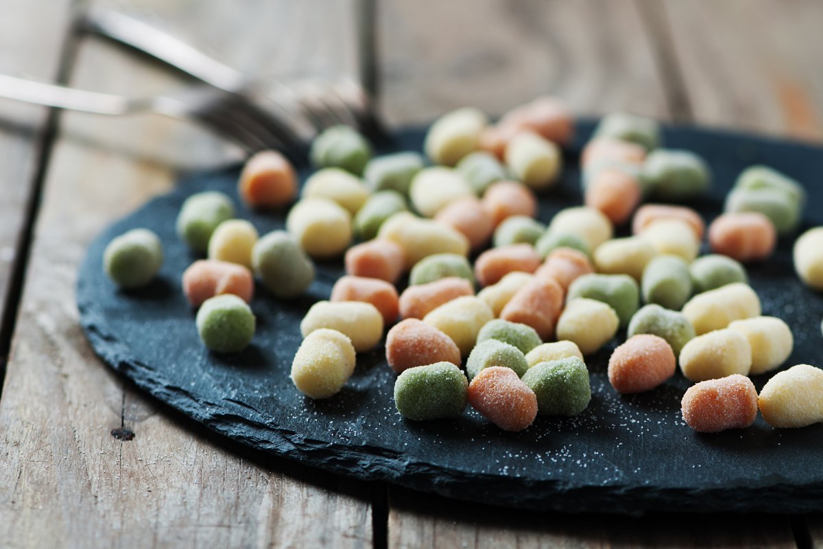 Traditional italian gnocchi on the table, selective focus example image 1
