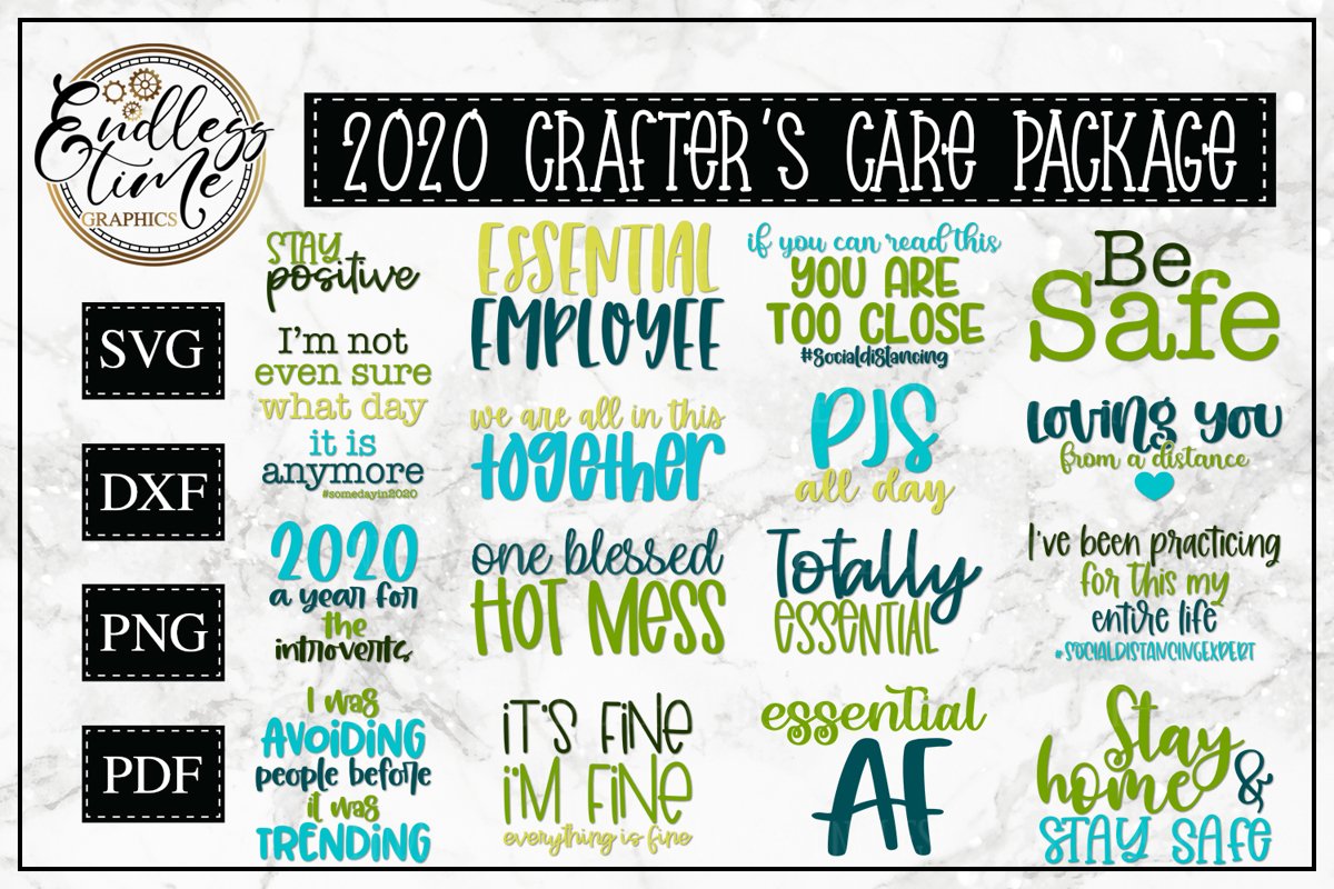 2020 Crafter's Care Package - An SVG Bundle for Crafters example image 1