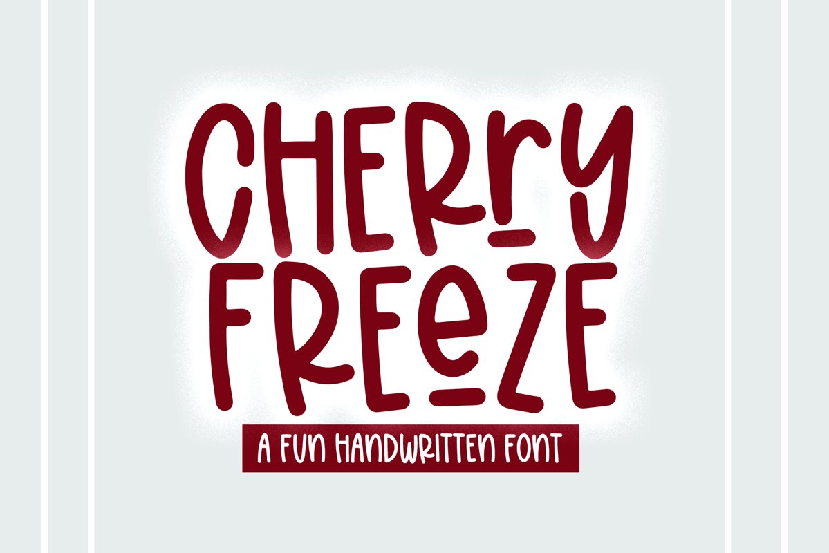 Cherry Freeze - A Quirky Handwritten Font example image 1