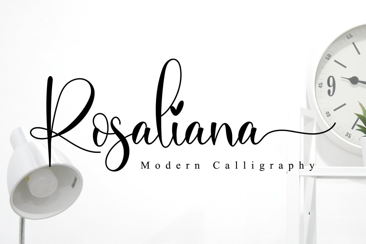 Rosaliana Script example image 1