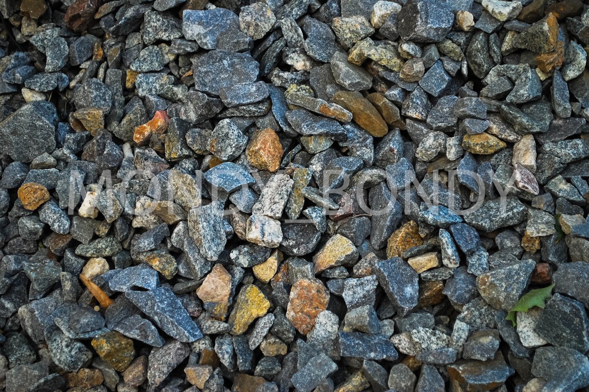 Texture of small stones close up example image 1