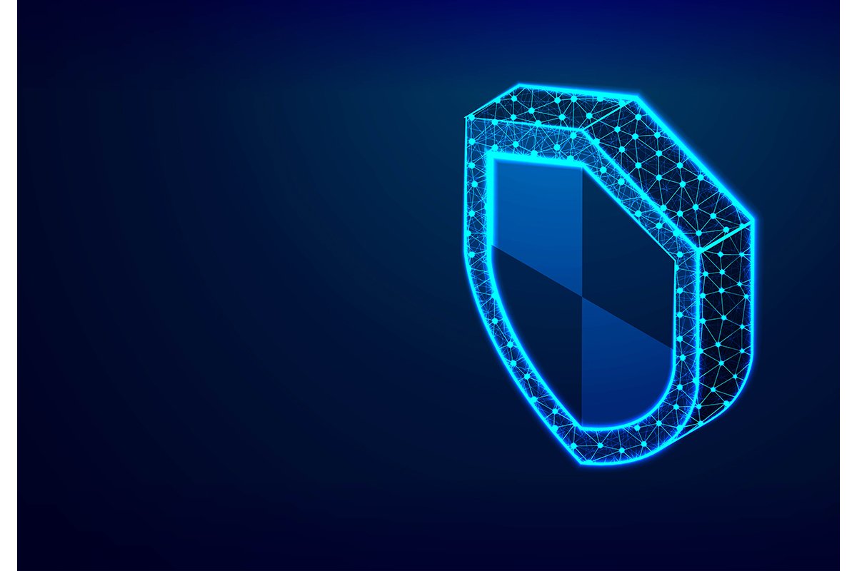 Isometric Shield. Security, safe, privacy Concept. Abstract example image 1