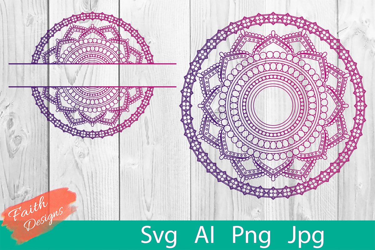 Mandala & Split Mandala No. 18 example image 1