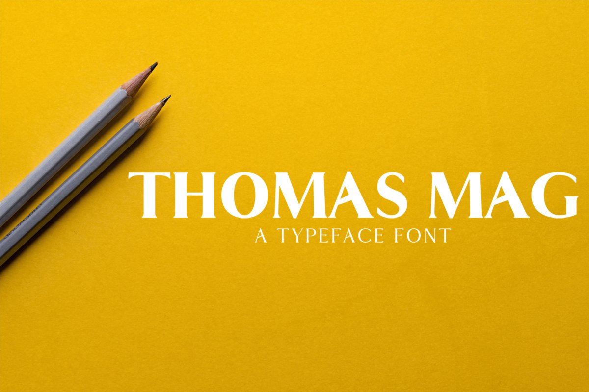 Thomas Mag Serif 9 Fonts Family Pack example image 1