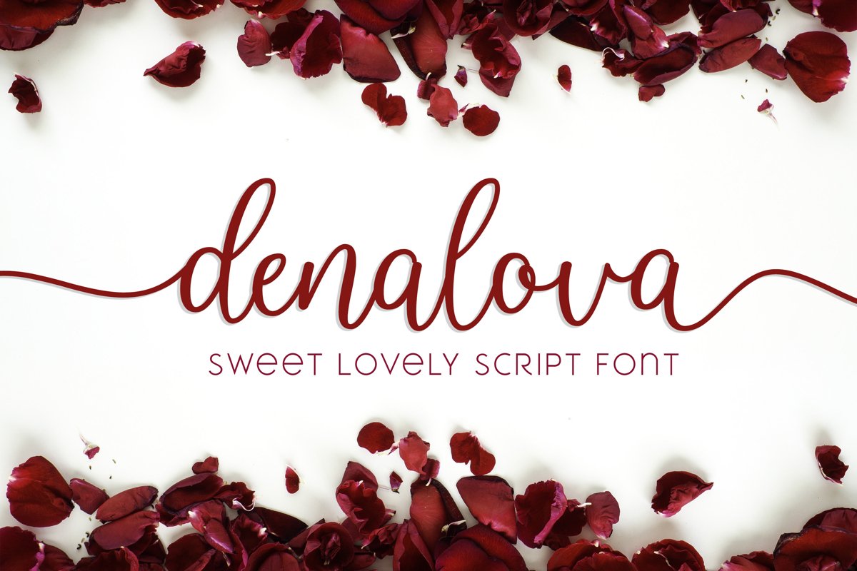 Denalova - Lovely Script example image 1