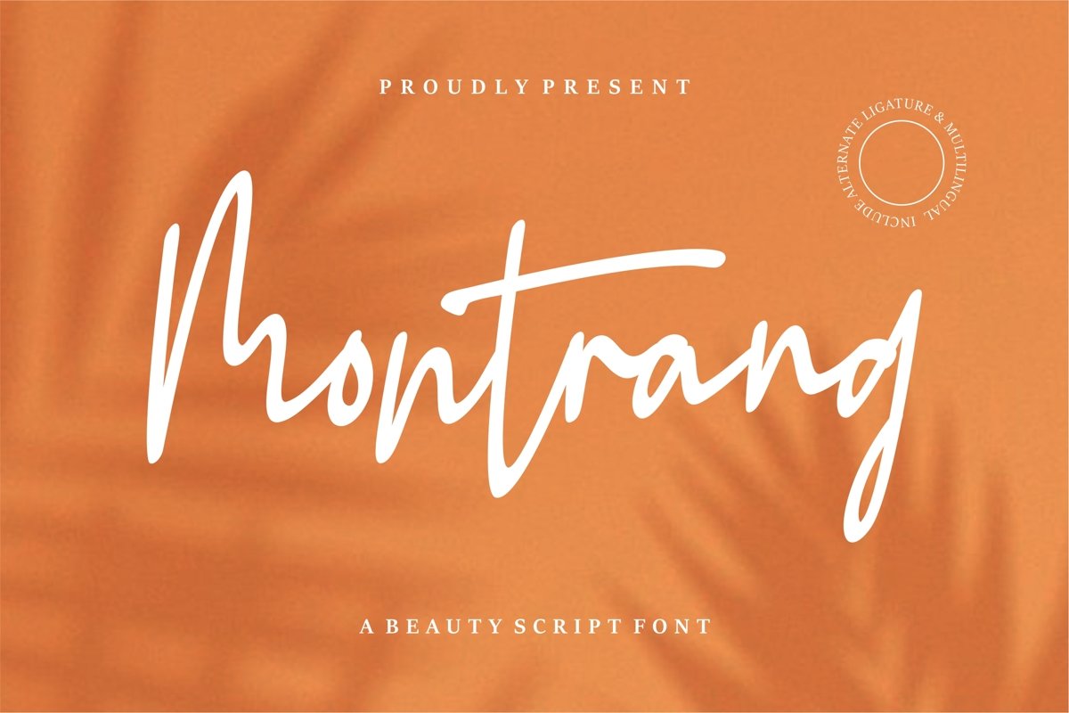 Montrang - A Beauty Script Font example image 1