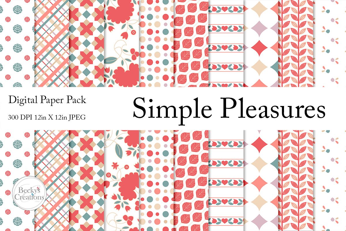 Simple Pleasures Paper Pack example image 1
