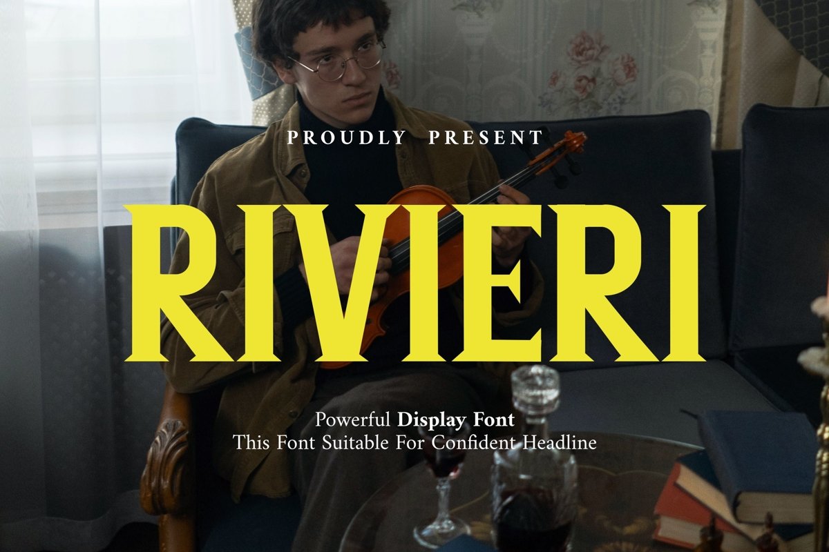 Rivieri Display Font example image 1