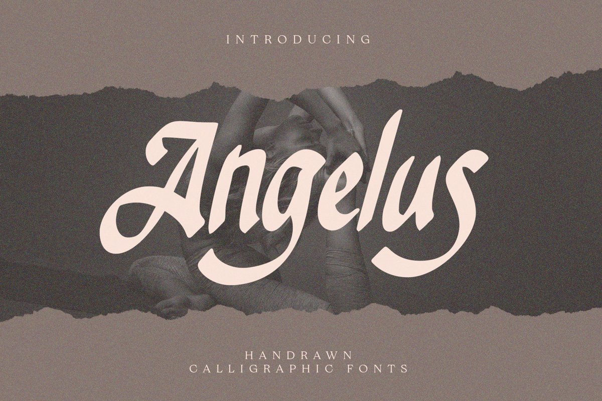 Angelus - Handrawn Calligraphic Font example image 1
