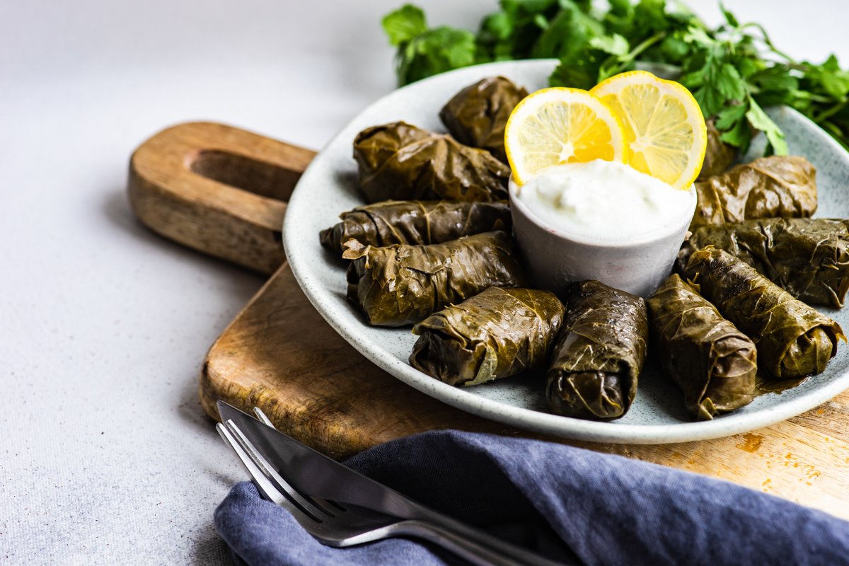 Traditional georgian tolma dish example image 1