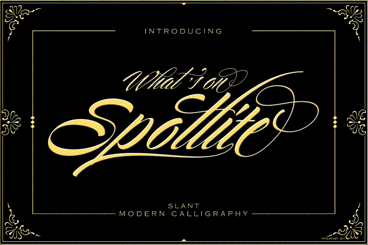 Spotlite Slant example image 1