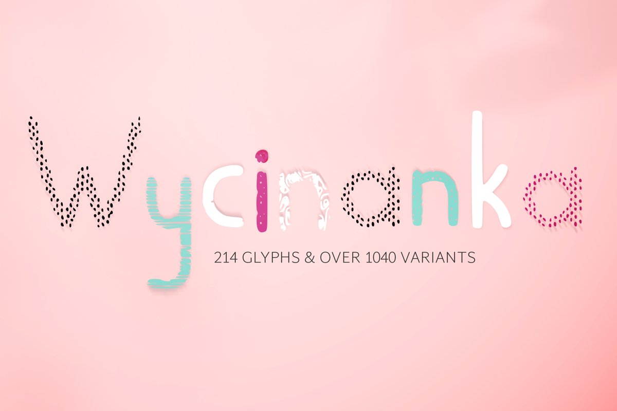 Wycinanka font example image 1