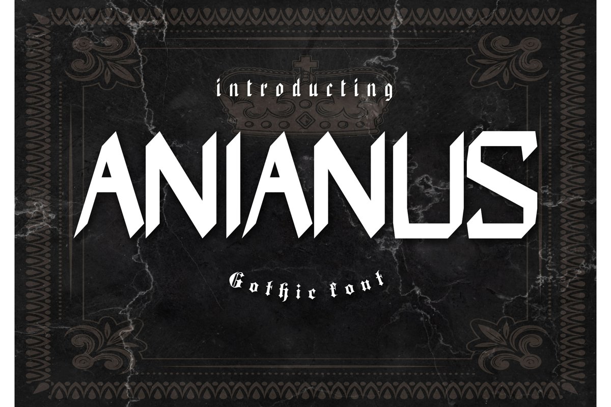 Anianus Gothic Font example image 1