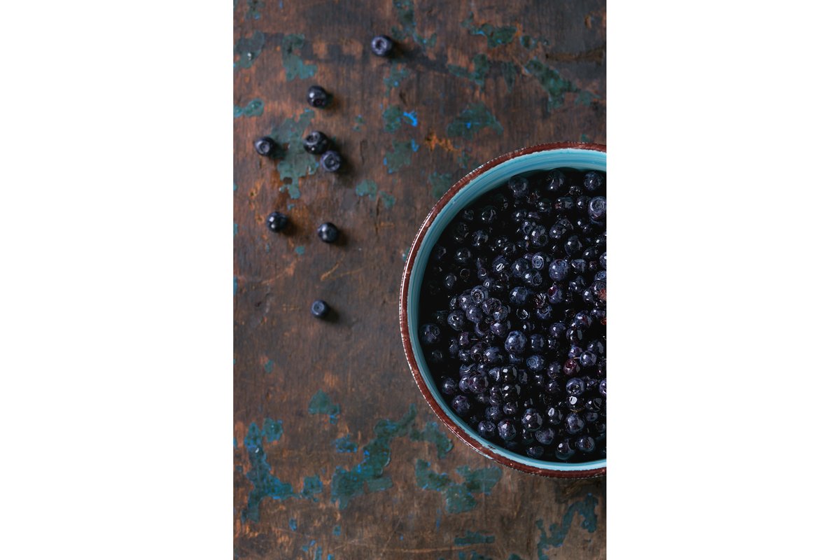 Heap of forest blueberries example image 1