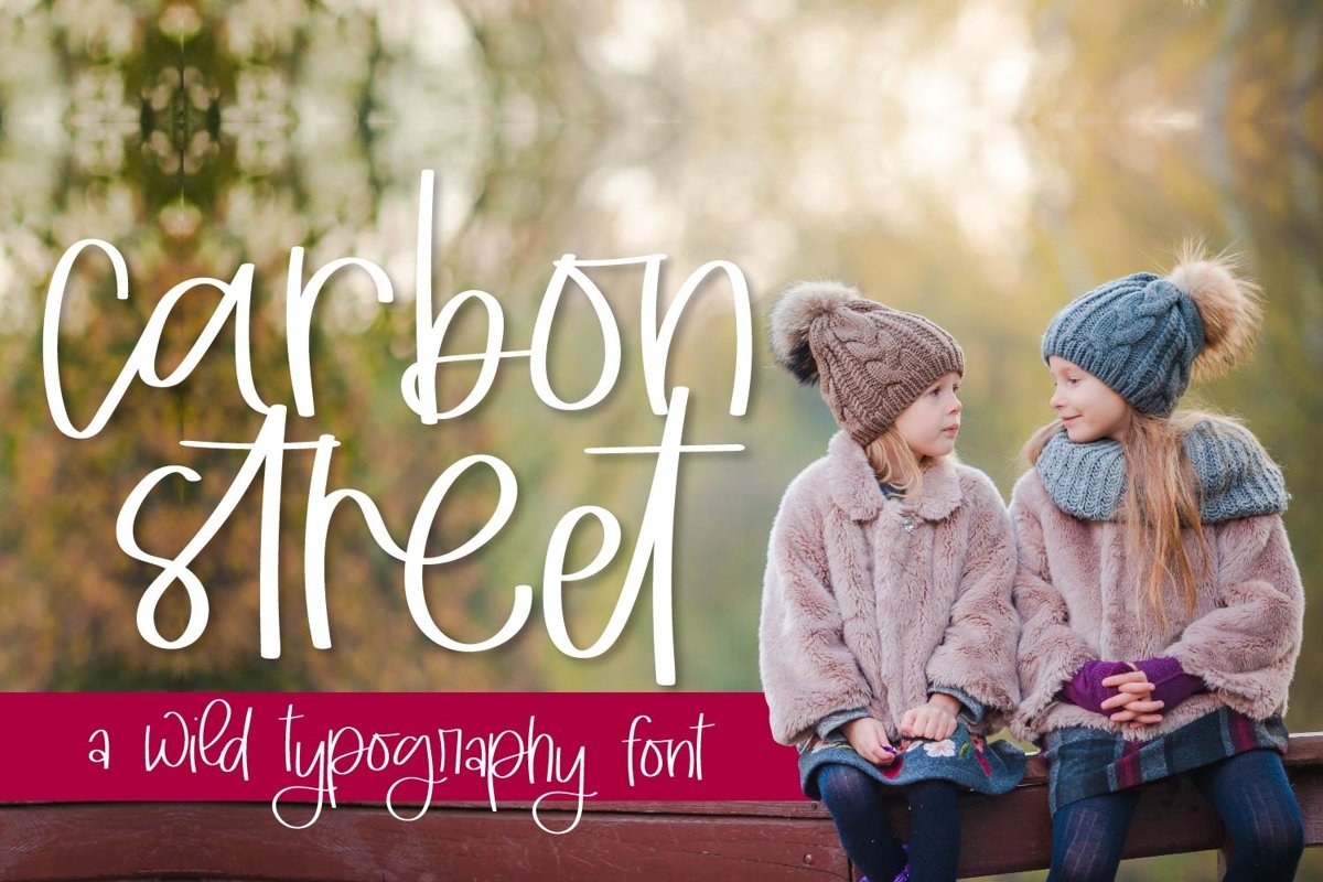 Carbon Street - A Clean Hand lettered Type example image 1