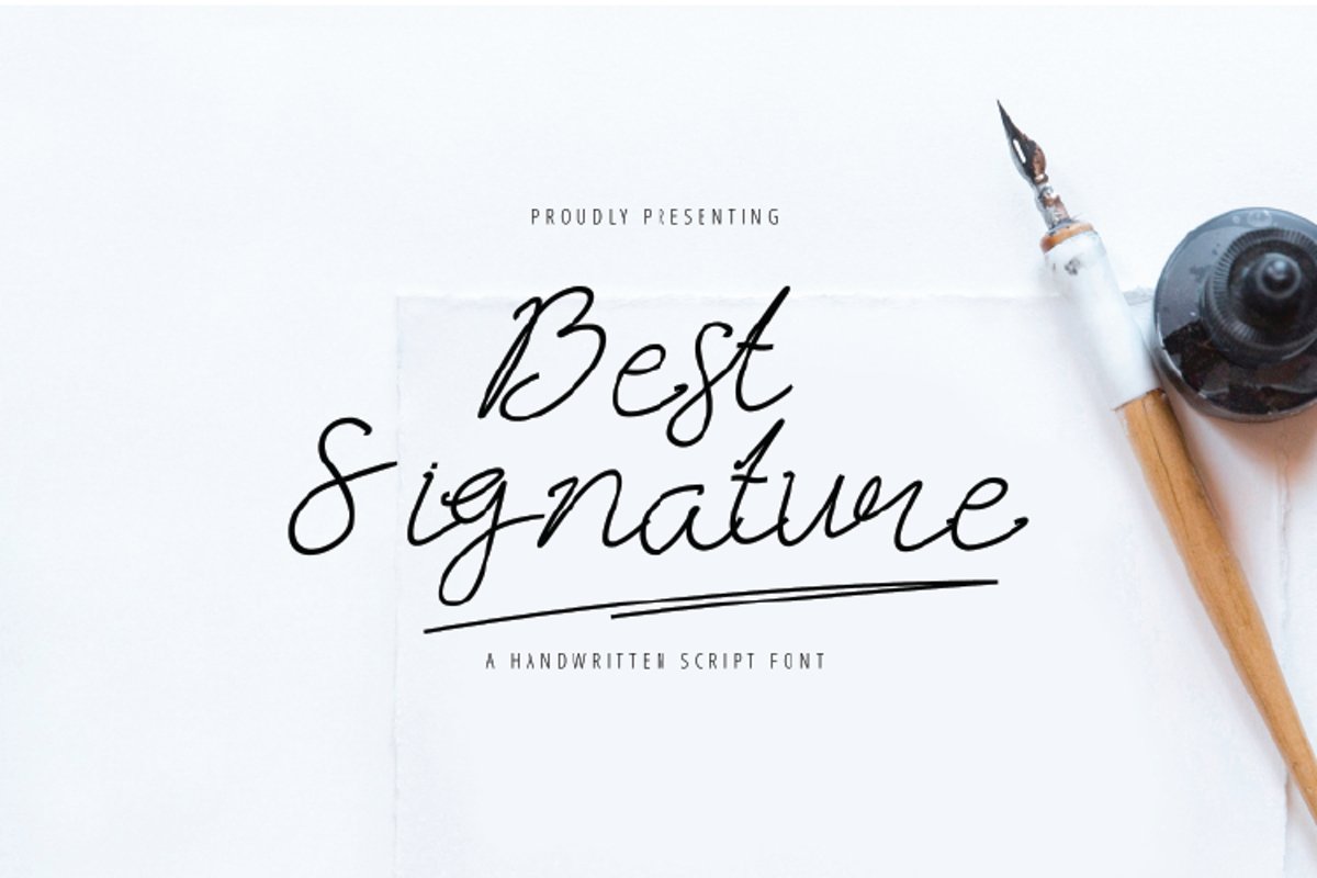 Best Signature Fonts example image 1