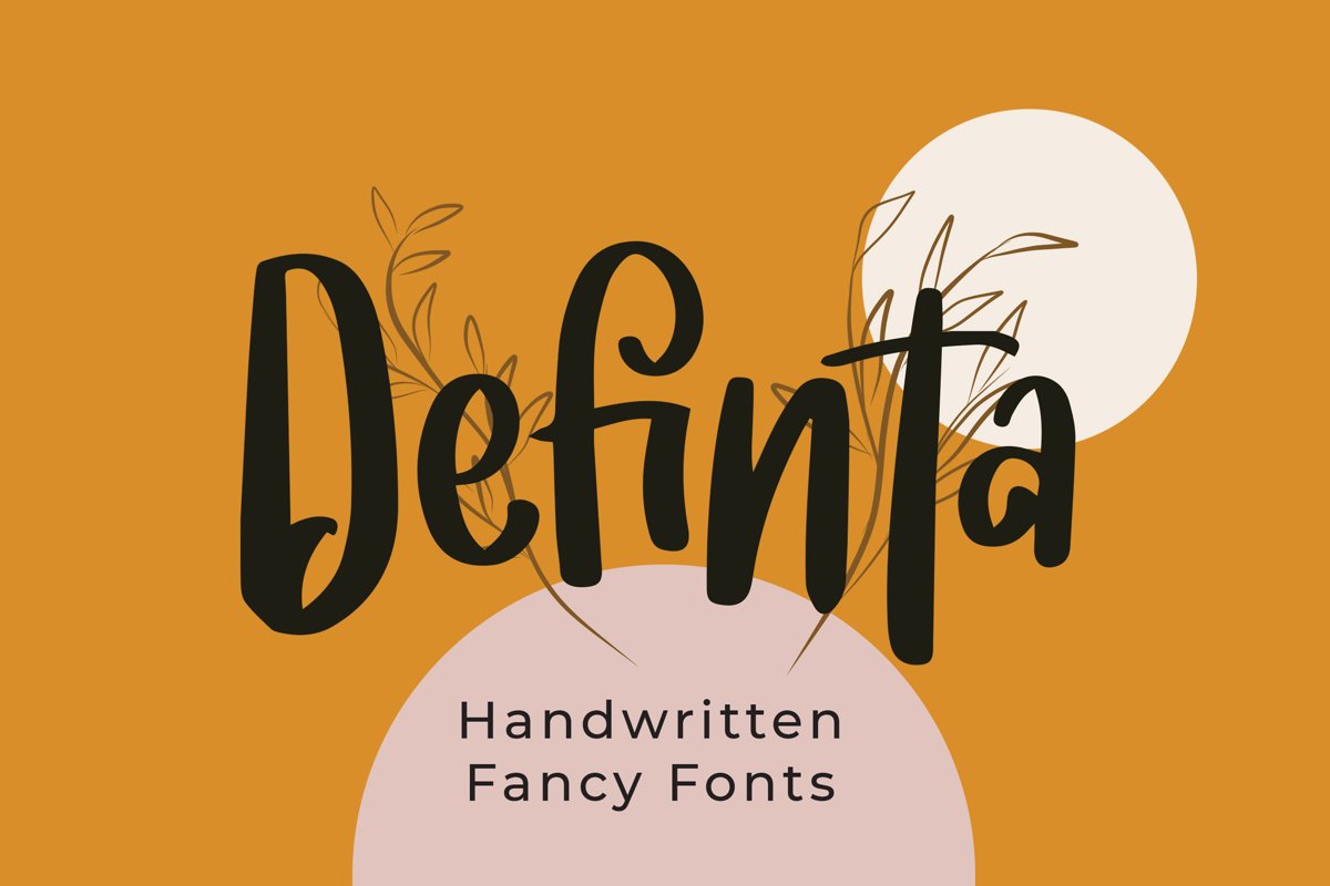 Definta - Fancy Fonts example image 1