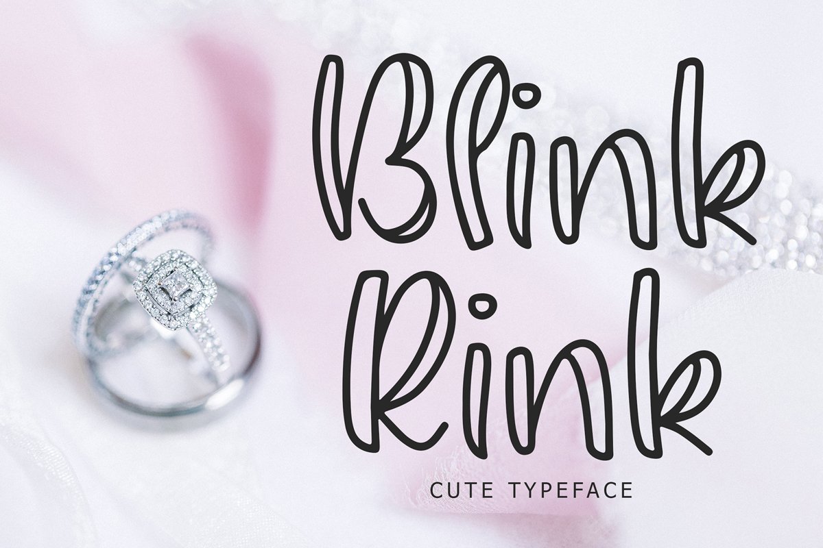 Blink Rink Cute Typeface example image 1