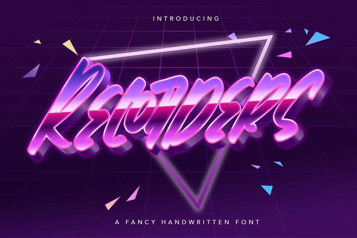 Recorders - Fancy Handwritten Font example image 1