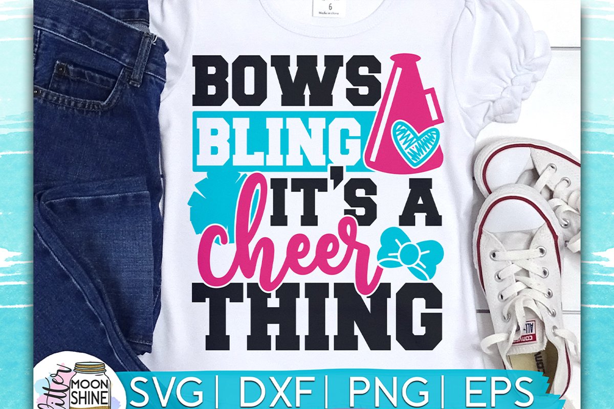 Cheer Thing SVG DXF PNG EPS Cutting Files example image 1