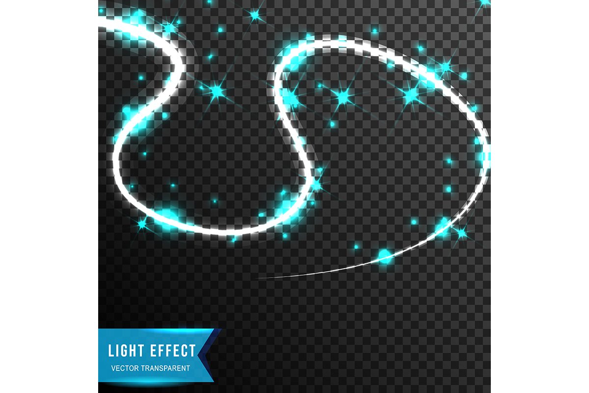 star galaxy effect, from connecting dot and line. light effe example image 1