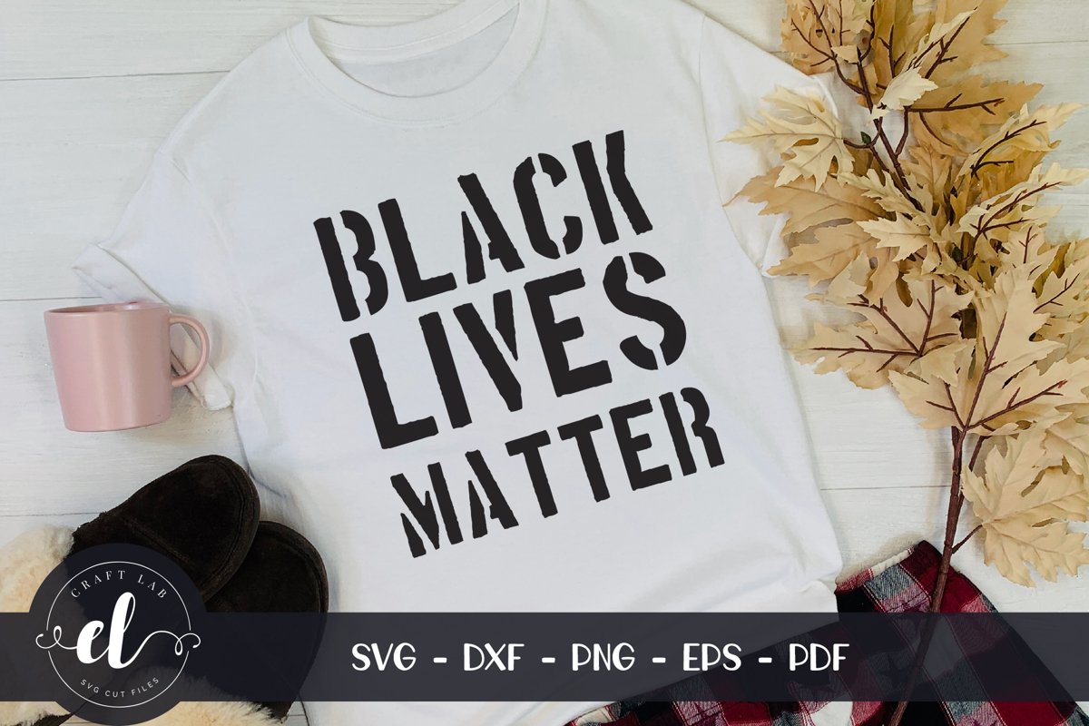 Black Lives Matter SVG, BLM SVG Cut File example image 1