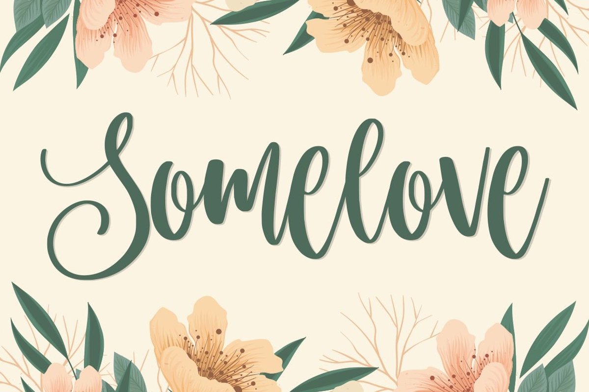 Somelove - CraftingFont example image 1