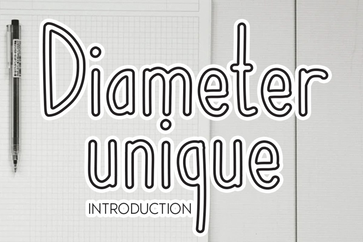 Diameter unique example image 1