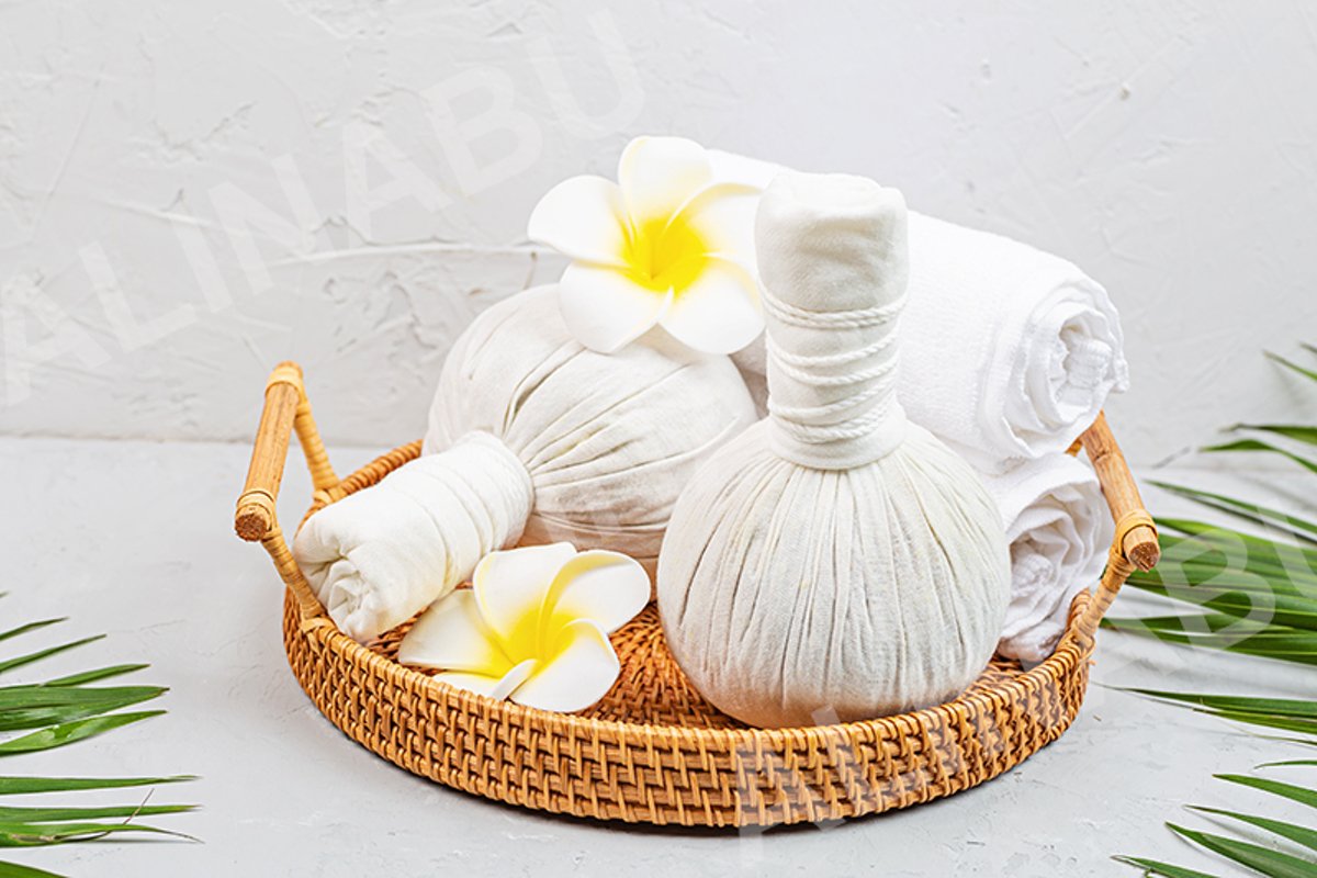 Spa massage Aromatherapy body care background example image 1