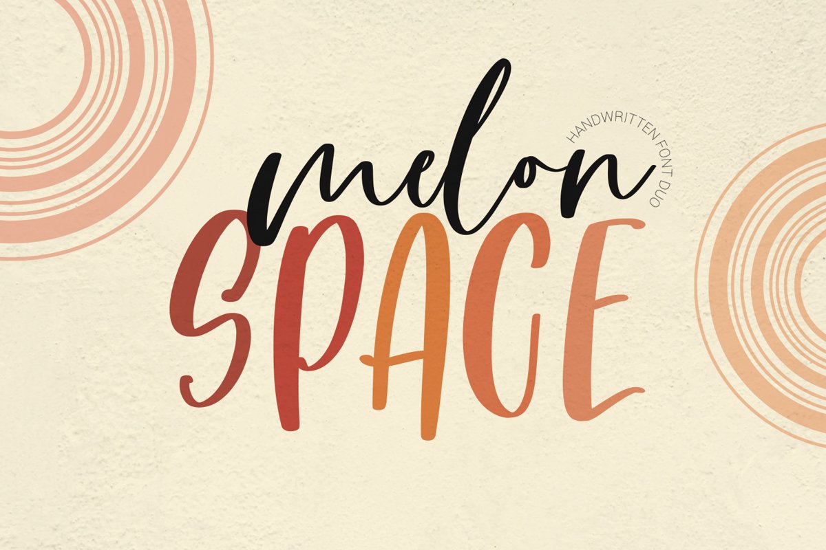 Melon Space Font Duo example image 1