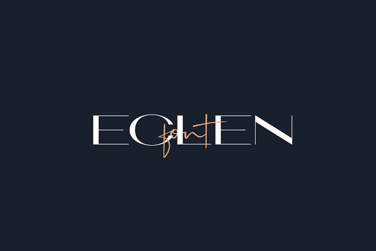 ECLEN font example image 1