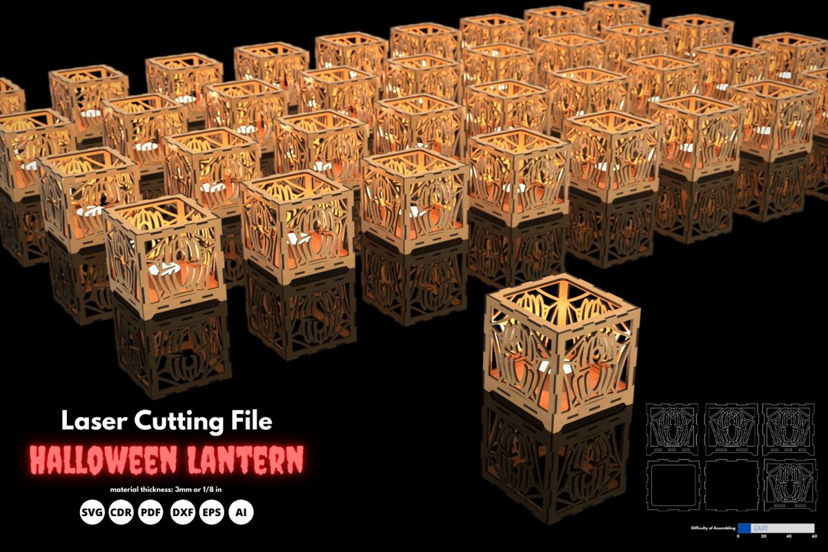 Halloween Lantern laser cutting file