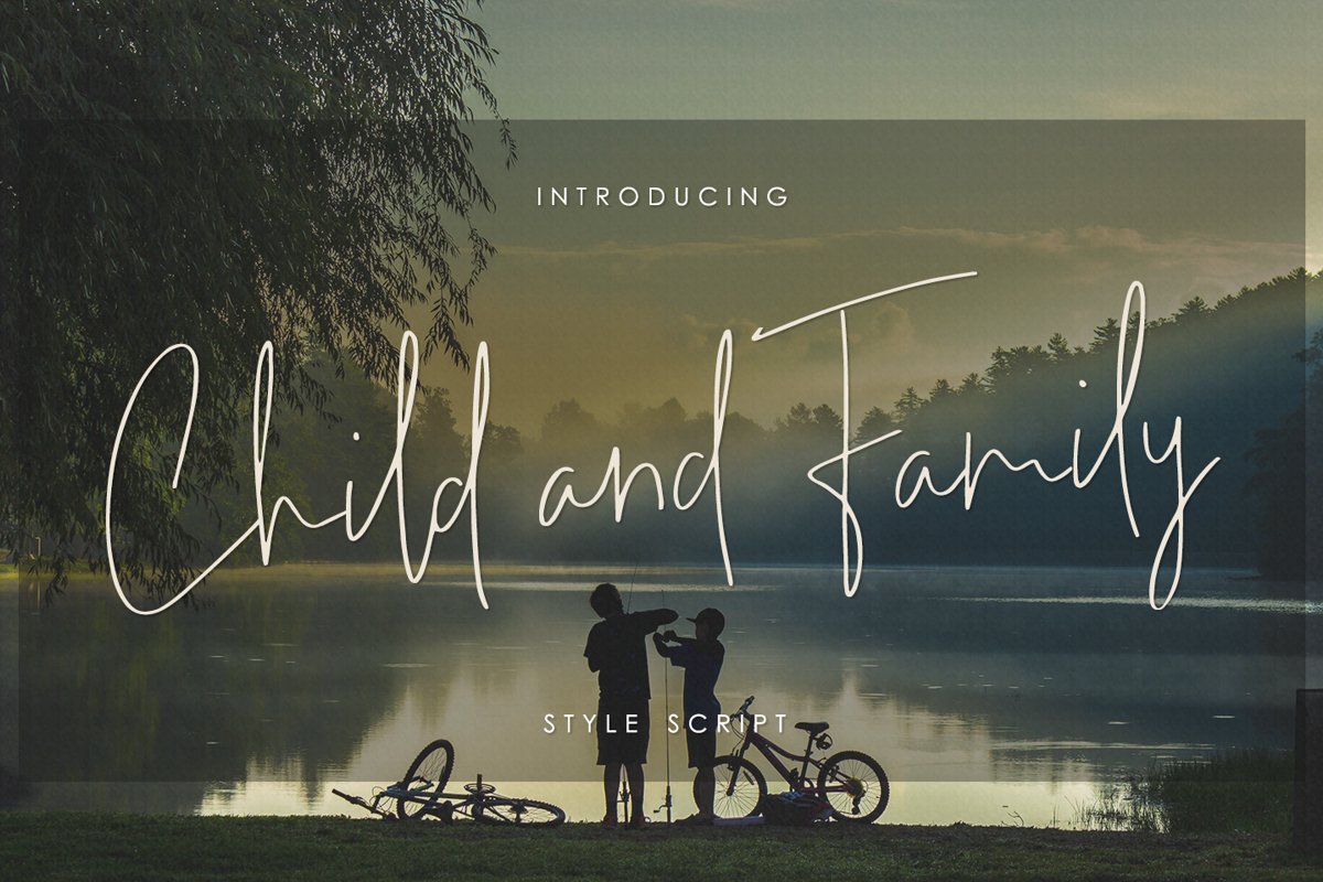 Child and Family - style script example image 1