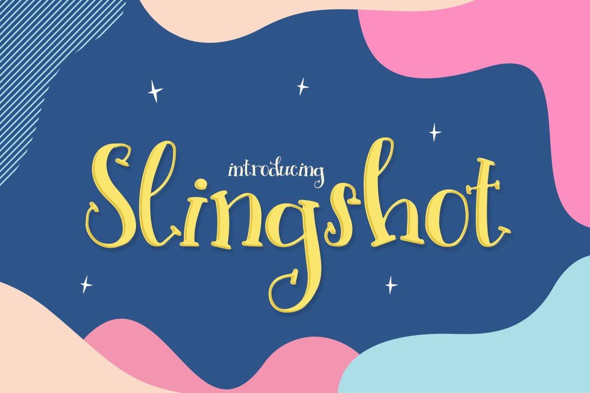 Slingshot Font example image 1