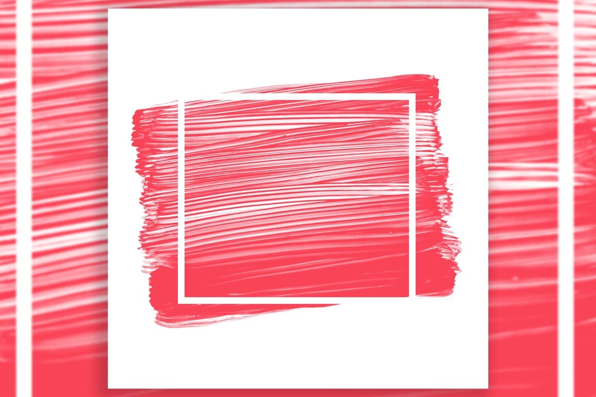 Acrylic Brush Strokes Template Background example image 1