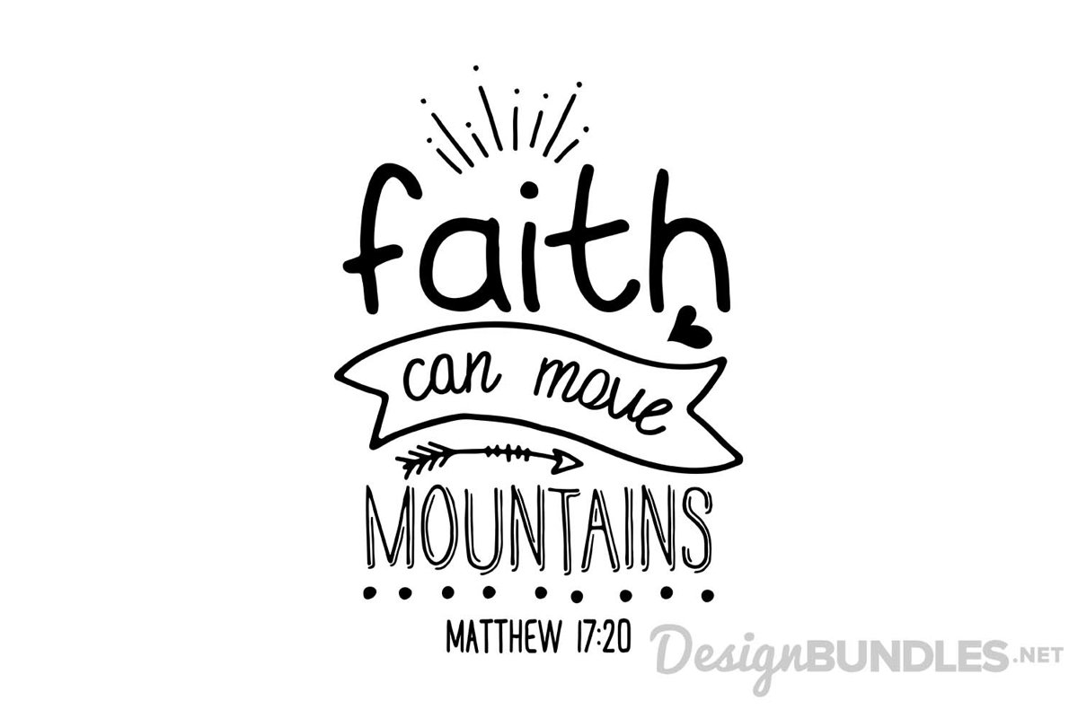 Faith can move mountains necklace picture