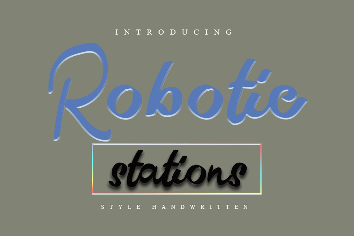 Robotic Station example image 1