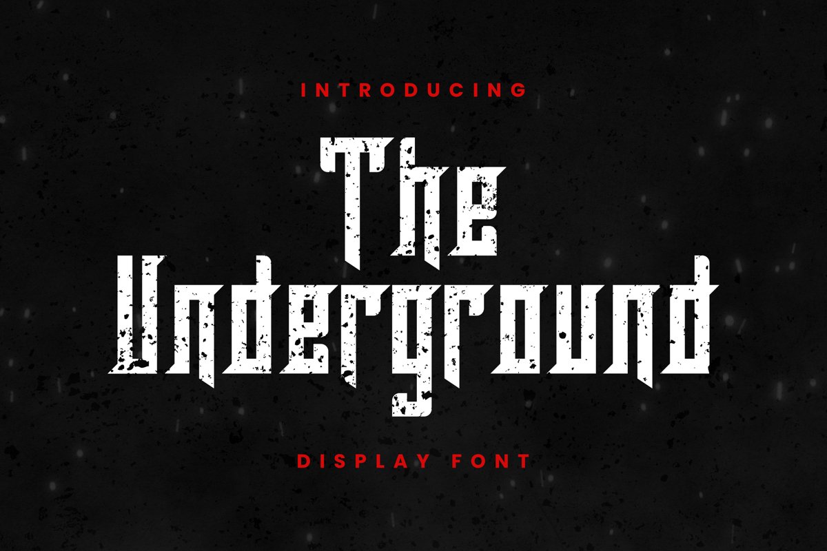 The Underground Font example image 1