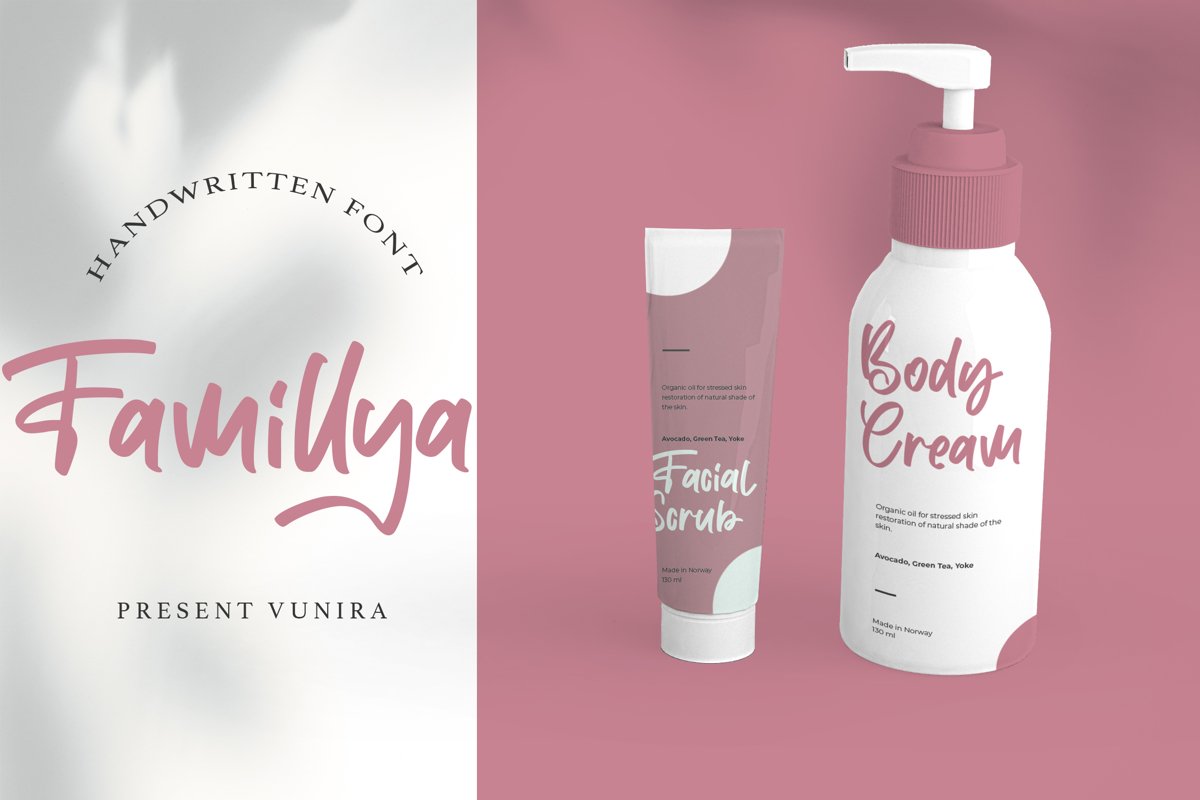 Famillya | Handwritten Font example image 1