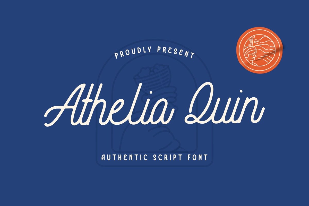 Athelia Quin Font example image 1