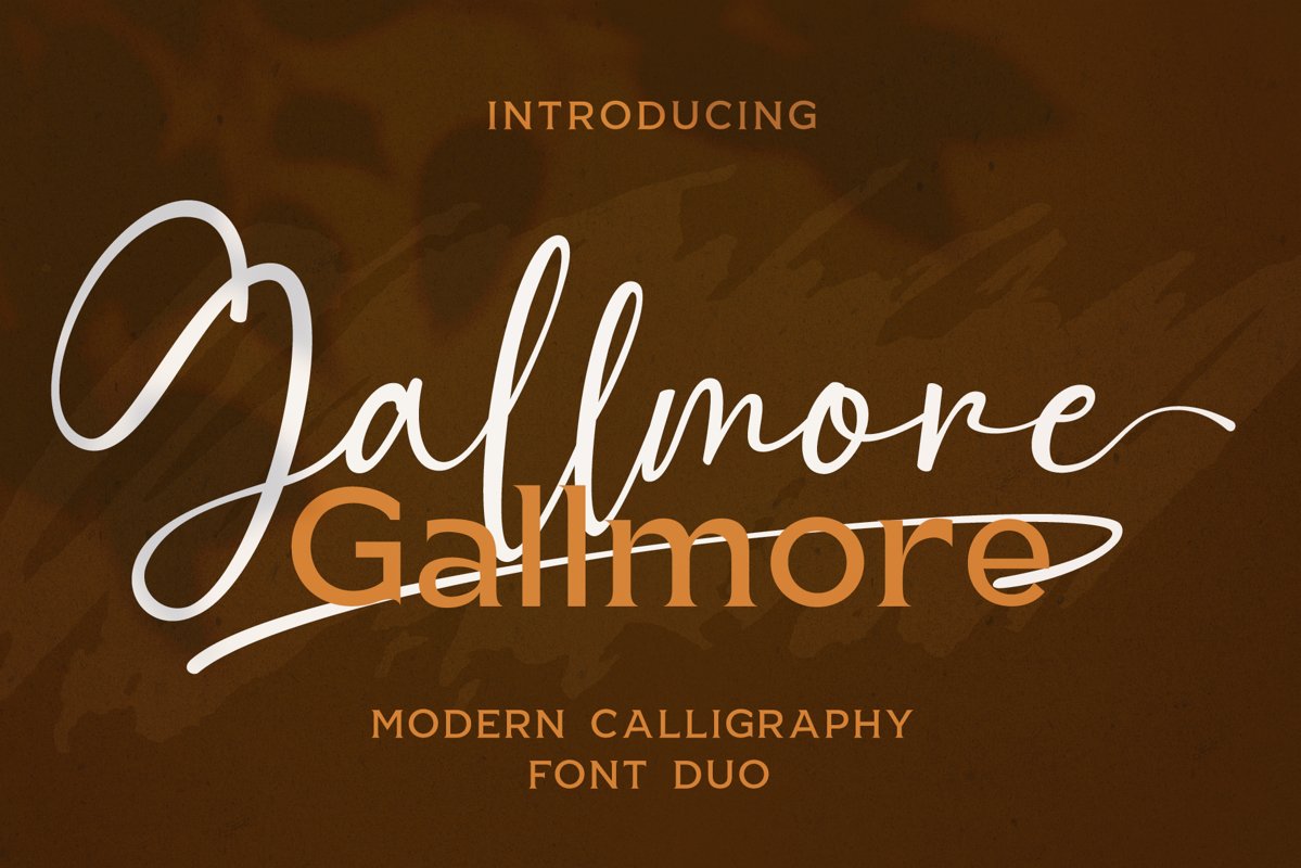 Gallmore // Chic Font Duo example image 1