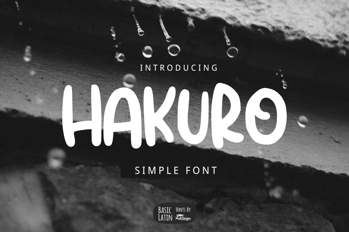 Hakuro Marker Font example image 1