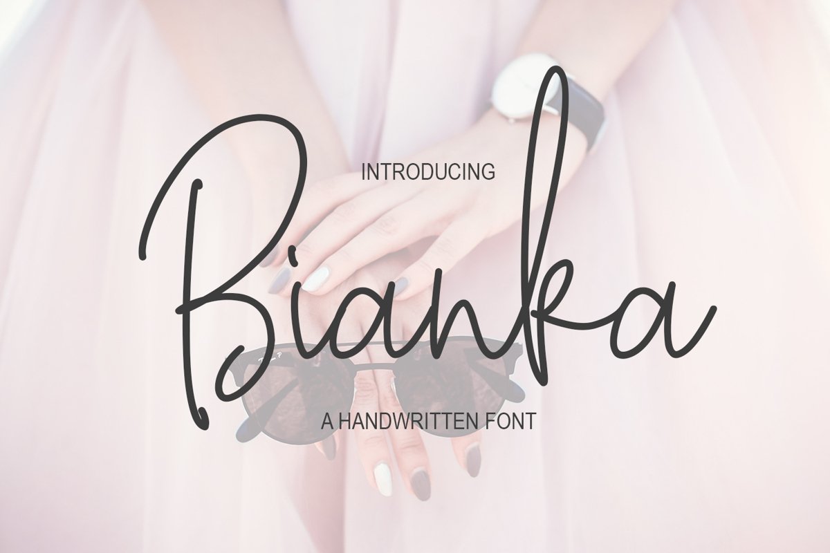 Bianka Script Font example image 1
